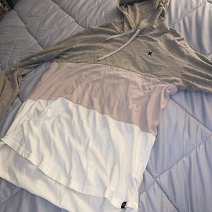 Large Hurley Hooded Longsleeve shirt